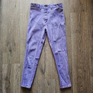 Joan-Darc Vintage 80's Purple High Waist Skinny Jeans